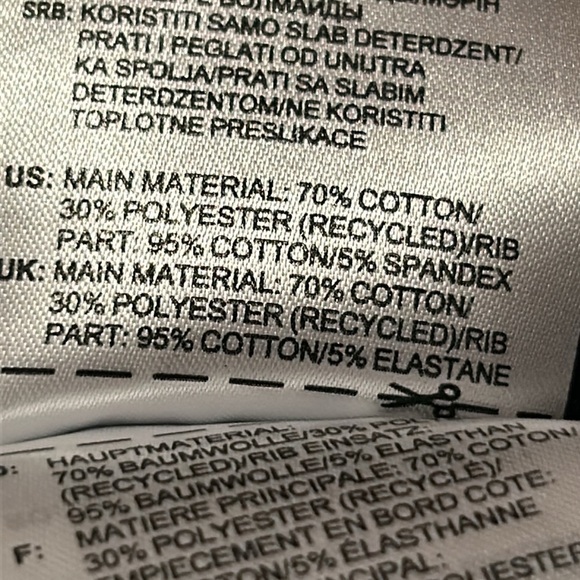 Adidas, Boys, Black Crewneck, Size 11-12 - Picture 4 of 4